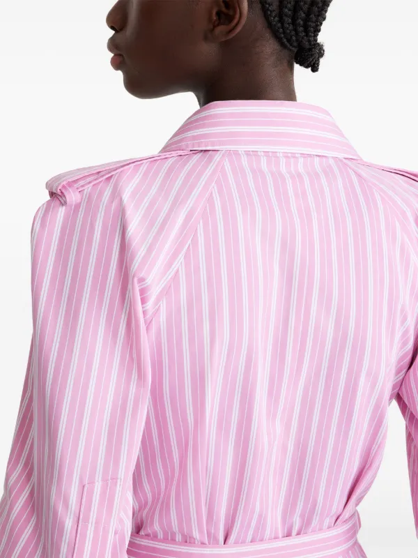 Patou ストライプ シャツドレス | ピンク | FARFETCH JP Patou ストライプ シャツドレス | ピンク | FARFETCH JP