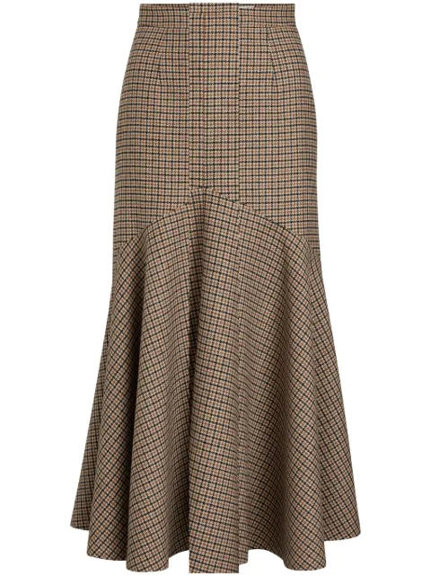 Patou mermaid midi skirt