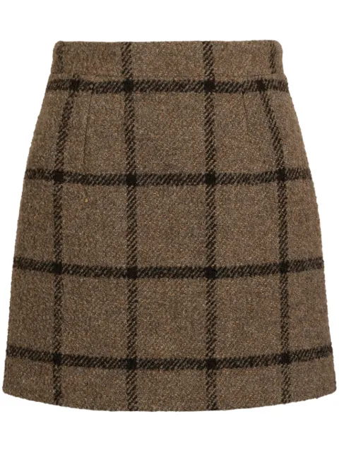 Patou tweed mini skirt