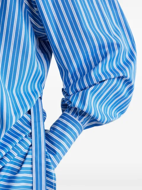 Patou striped mini shirt dress DR15301905062 - 3