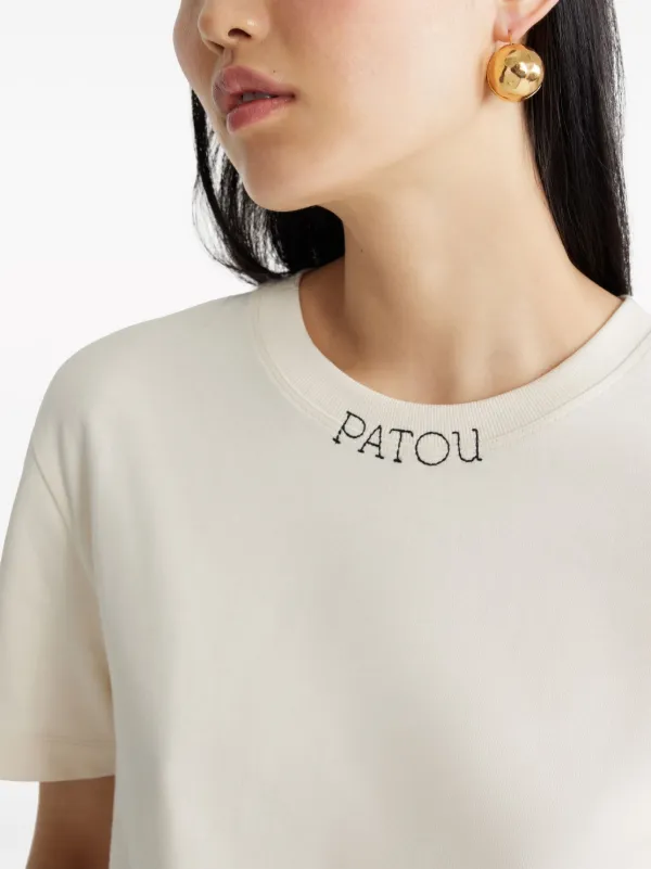 Patou Art Deco T-shirt | White | FARFETCH IN
