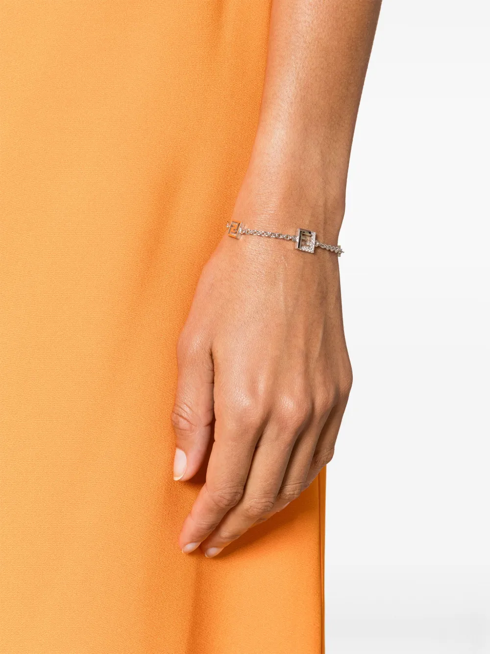  Fendi Pulsera Forever Fendi - Plateado 