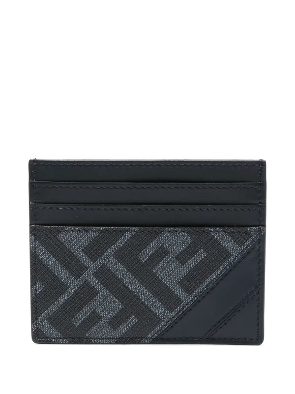 Fendi leather card holder best sale