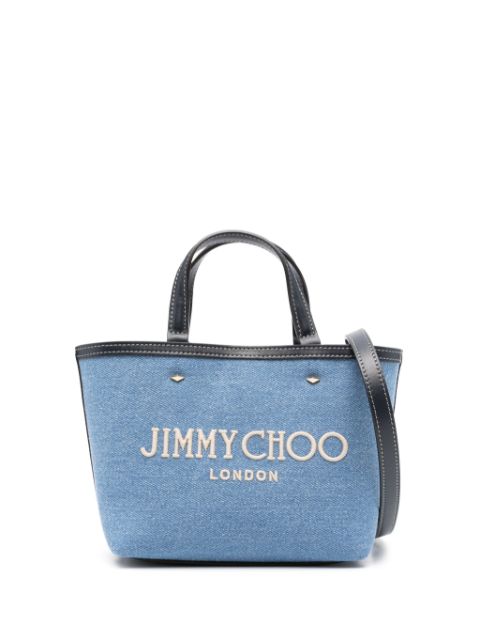 Jimmy Choo mini Marli denim tote bag Women