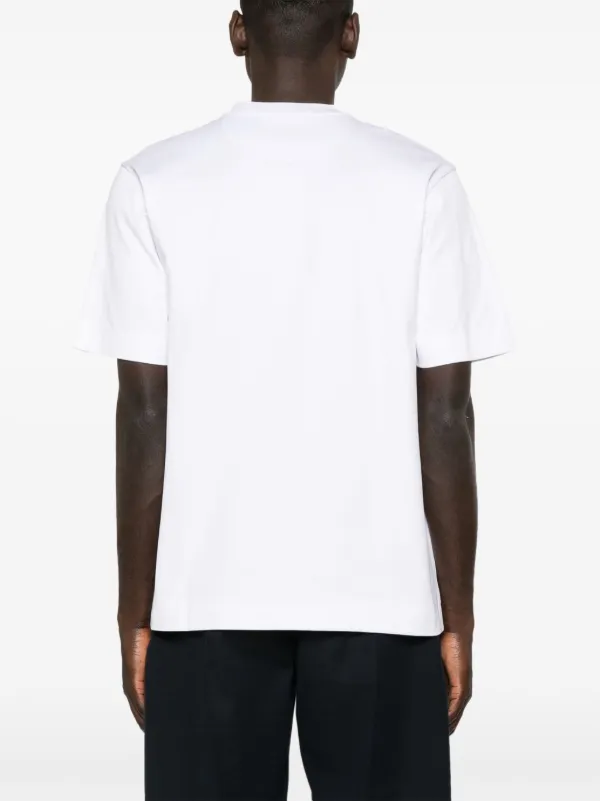 FENDI logo-print Cotton T-shirt | White | FARFETCH FENDI logo-print Cotton T-shirt | White | FARFETCH
