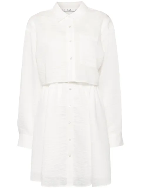 b+ab crinkled two-piece dress set