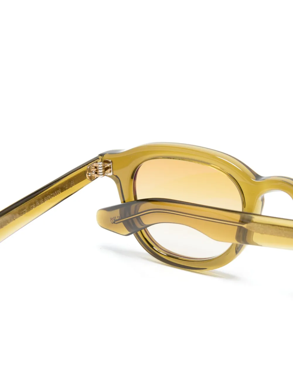 Moscot Dahven zonnebril met geometrisch montuur Groen