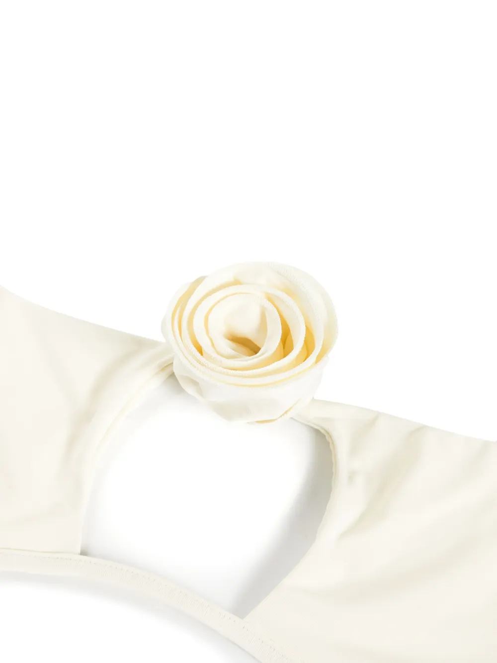 La Reveche Bikinitop met bloemenpatch Beige