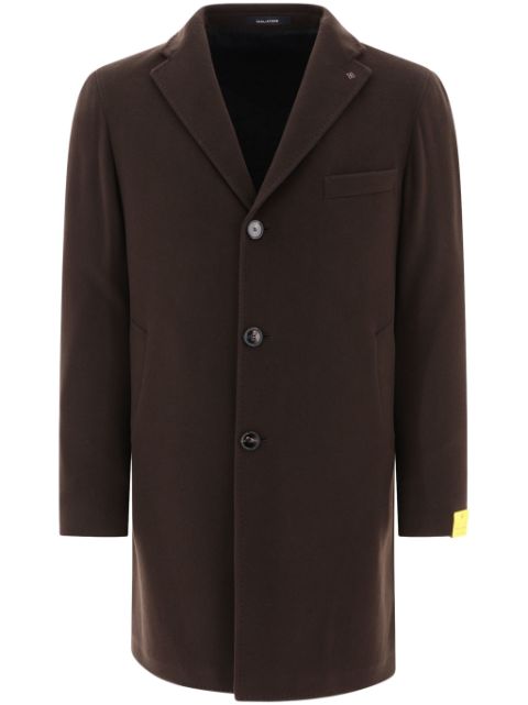 Tagliatore single-breasted virgin wool-cashmere blend coat Men