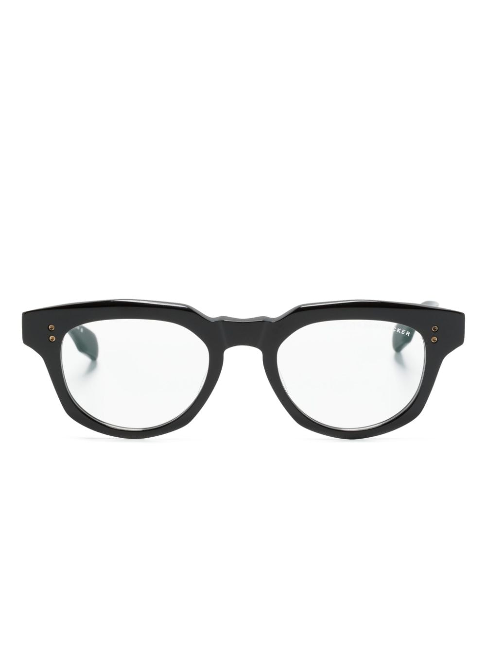 Dita Eyewear Radihacker Round-frame Glasses In Black
