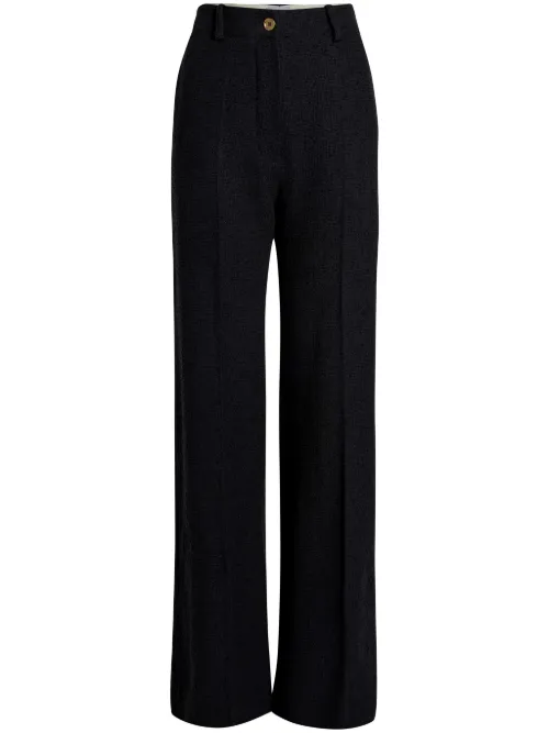 Pantalon en tweed Iconic à coupe longue - Patou - Modalova
