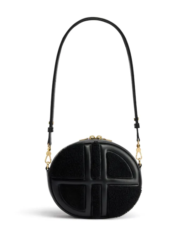 Patou Le JP Shoulder Bag in Black