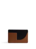 Patou JP leather card holder - Brown