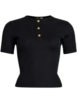 Patou | Embroidered Patou t-shirt in organic cotton