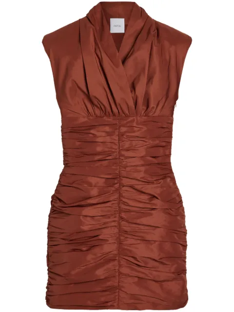 Patou open-back mini dress