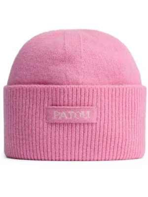 PATOU ピンク ニット帽 PATOU - 【正規品】patou オニツカタイガー コラボ ビーニー