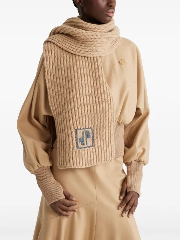 【関税込み】Jp Scarf - PATOU - Wool - Beige Jp Scarf - PATOU - Wool - Beige