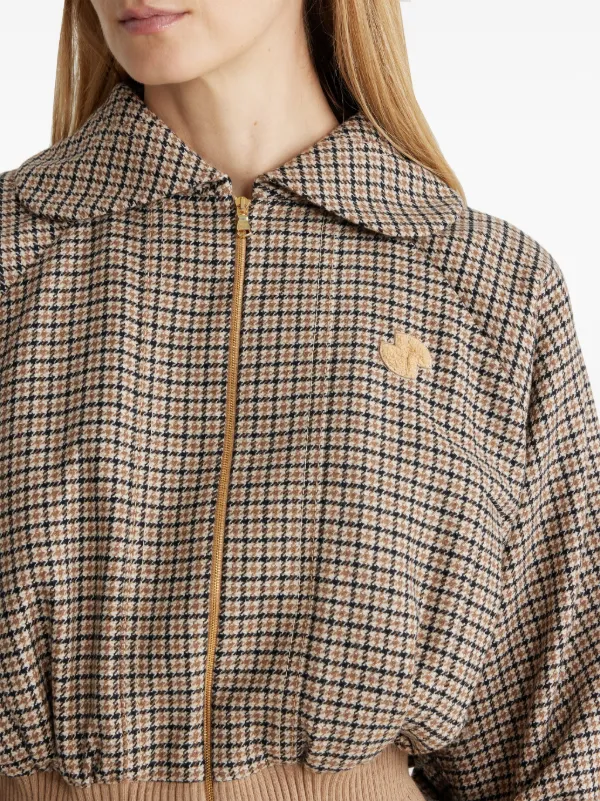 Patou ボンバージャケット | ブラウン | FARFETCH JP