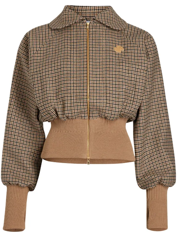 Patou ボンバージャケット | ブラウン | FARFETCH JP
