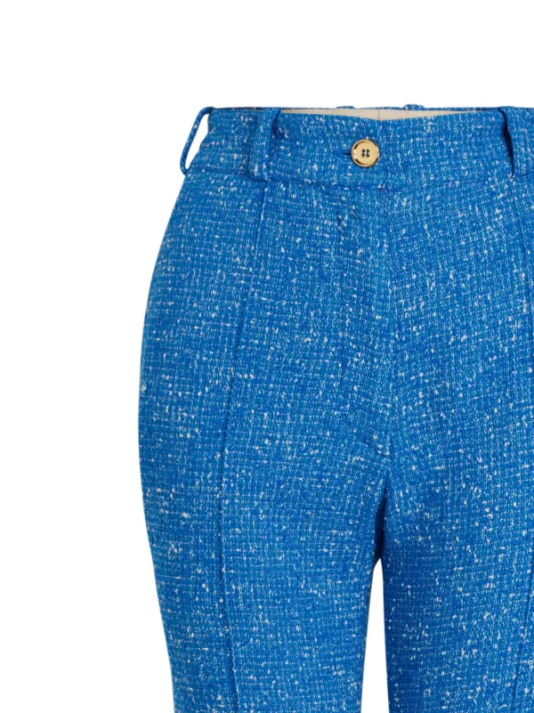 【PATOU】ストレッチツイードパンツ Patou Iconic ツイードパンツ | ブルー | FARFETCH JP