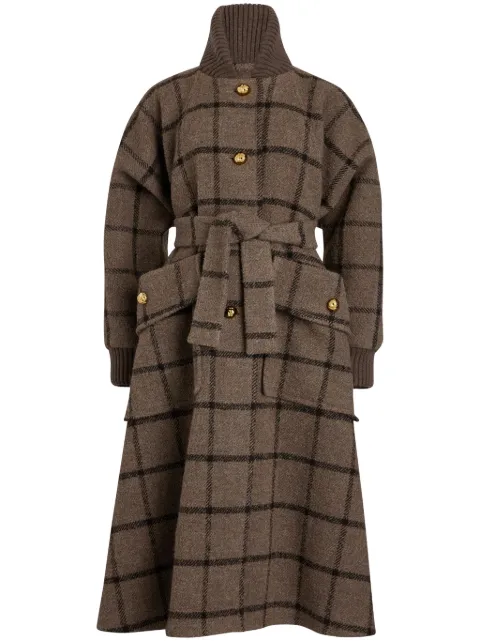 Patou tied-waist coat