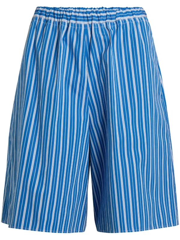 【完売間近 】 PATOU パトゥ ストライプコットン ショートパンツ 完売間近 】 PATOU パトゥ ストライプコットン ショートパンツ
