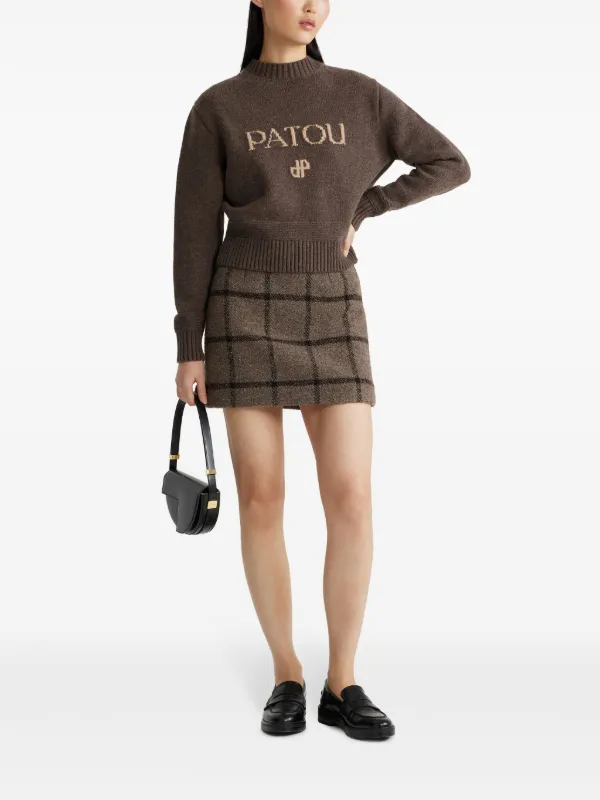 Patou ロゴ セーター | ブラウン | FARFETCH JP