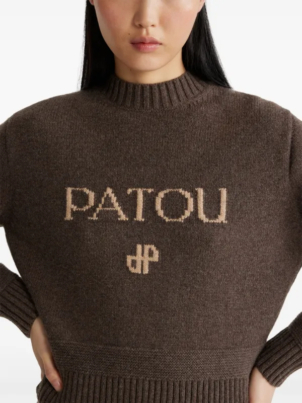 Patou ロゴ セーター | ブラウン | FARFETCH JP