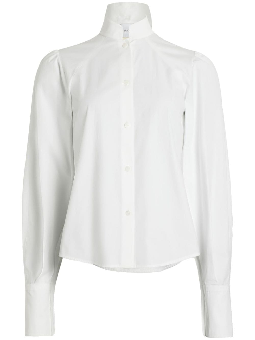 Patou Lavallière Organic-cotton Blouse In White