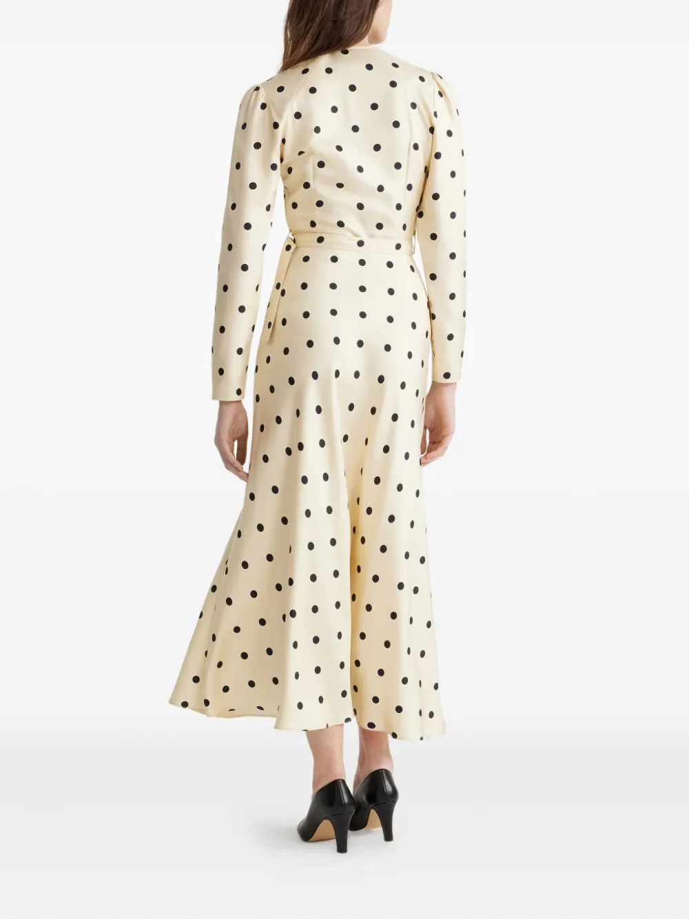 Patou Maxi-jurk met ceintuur Beige