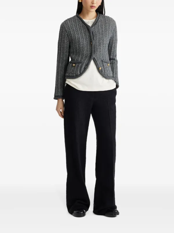 Patou ニットジャケット | グレー | FARFETCH JP