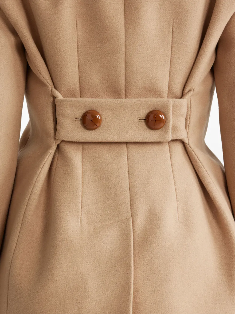 Shop Patou Belted Jacket In Neutrals
