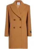 Patou double-breasted coat - Brown