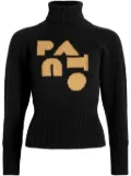 Patou Art Deco sweater - Black