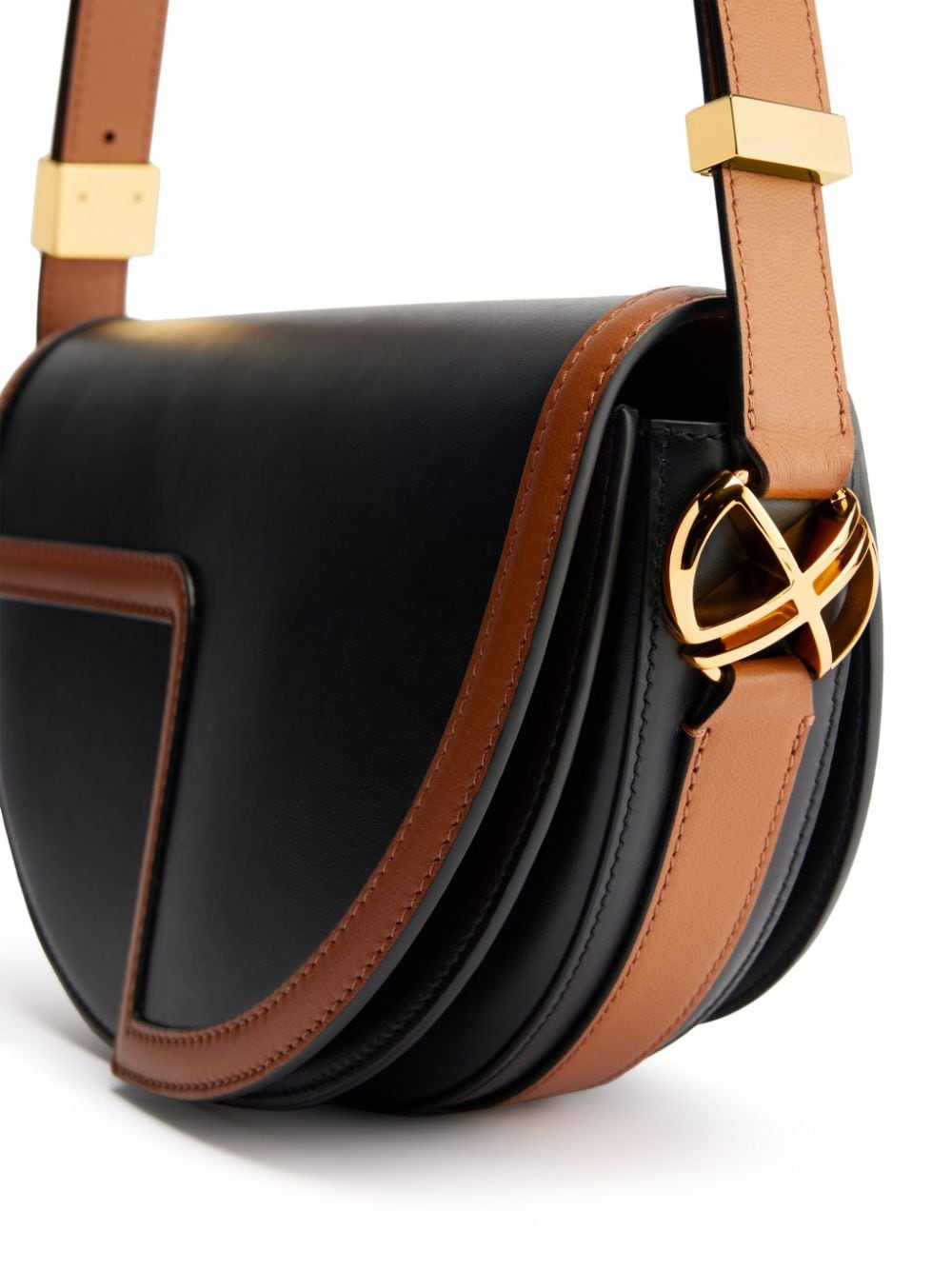 PATOU LE PATOU TWO-TONE SHOULDER BAG 