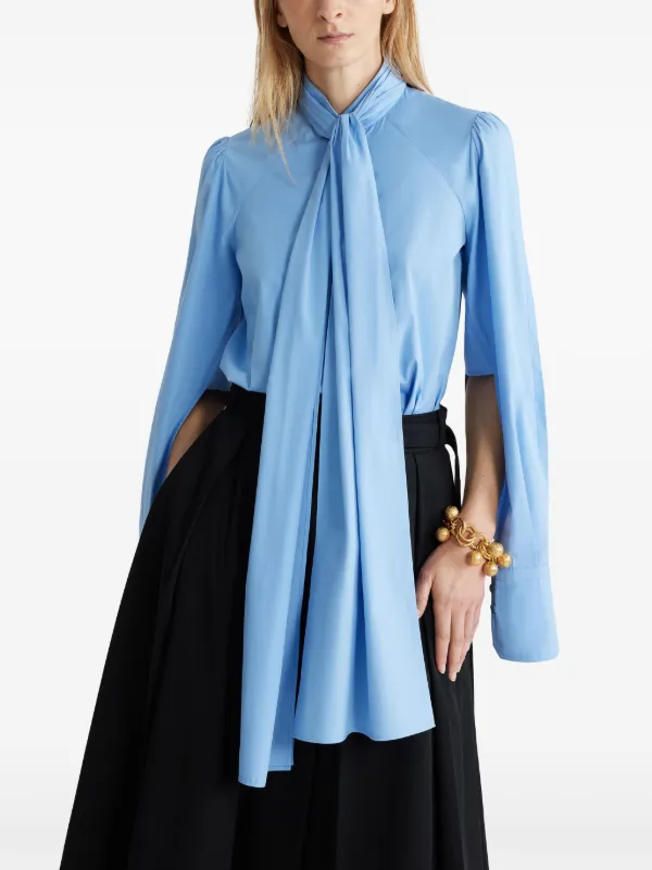 Patou Lavallière ブラウス | ブルー | FARFETCH JP