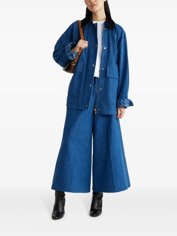 ジャケット PATOU FW24 Denim parka (OU0290008 660B) Patou Denim Parka Elevate Outerwear Collection – LOZURI®