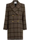 Patou double-breasted coat - Brown