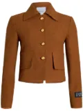 Patou Iconic tweed short jacket - Brown