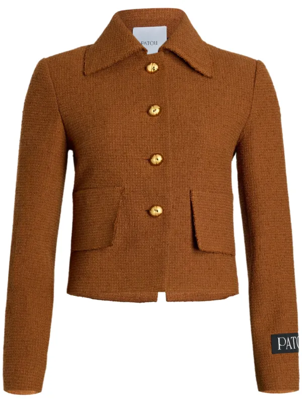 アウターその他 PATOU Women Outer JA0420185220A BROWN 23866340_54672435_600.jpg