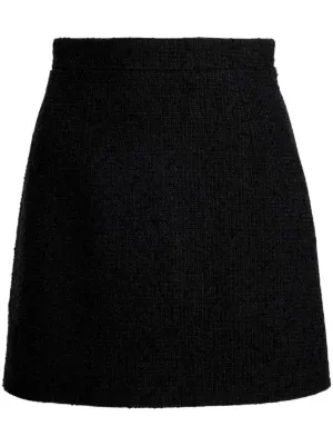 Patou Pleated Mini Skirt | Black | FARFETCH