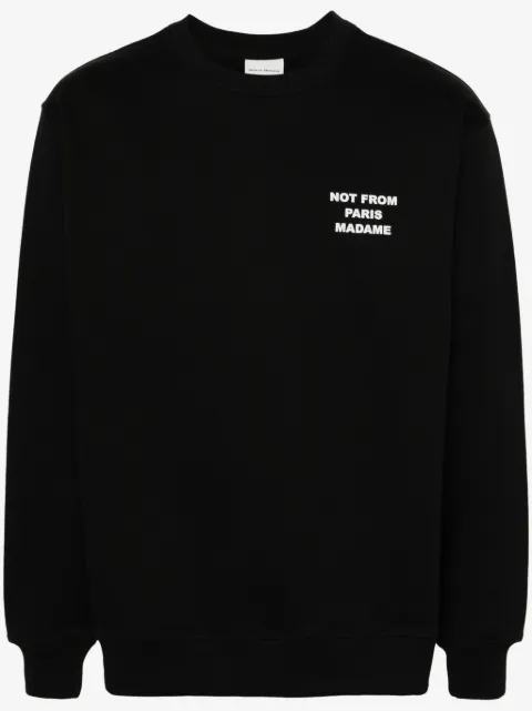 Drôle De Monsieur Le Sweatshirt Slogan top
