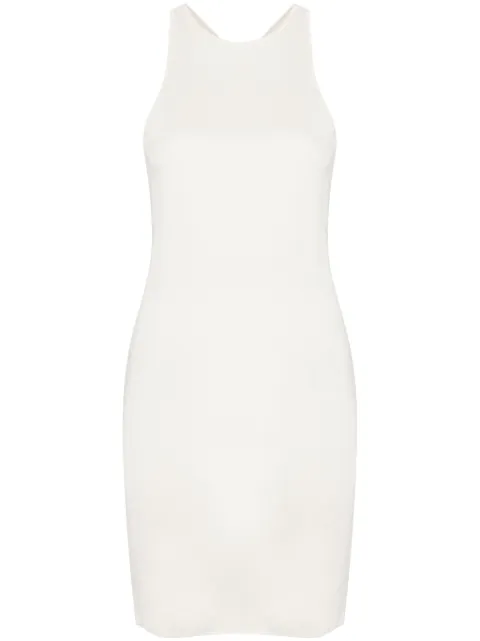 Saint Laurent crisscross-straps bodycon minidress