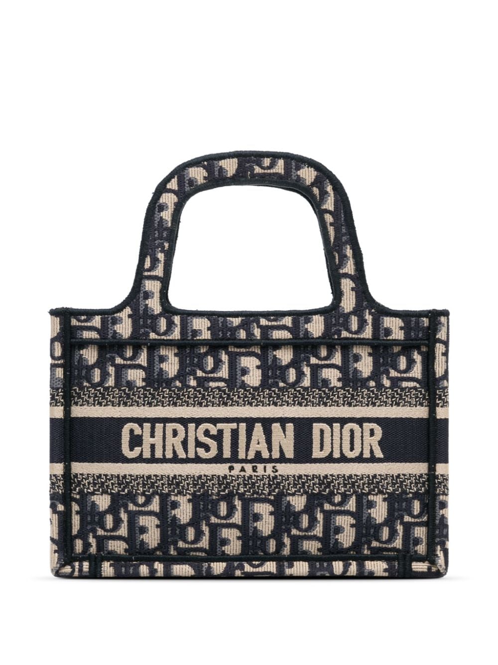 Christian Dior Pre-Owned 2019 Mini Oblique Book tote bag - Blue