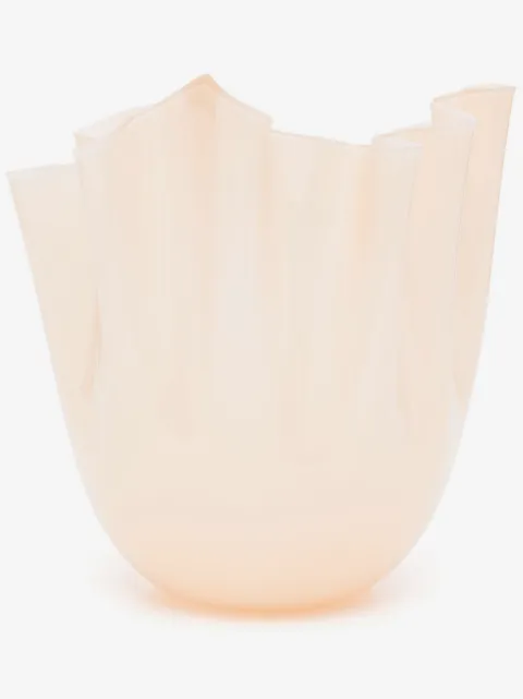 Venini Fazzoletto Murano-glass vase (23cm x 22cm)