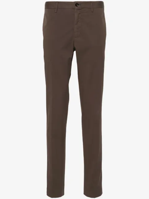 Incotex mid-rise chino trousers
