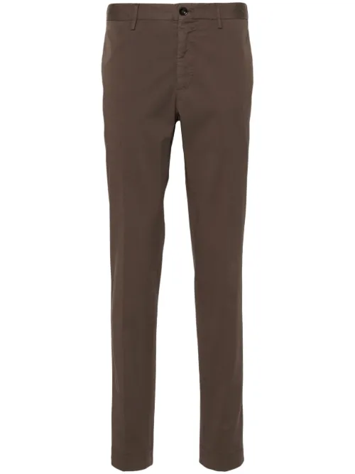 Pantalon chino à taille mi-haute - Incotex - Modalova