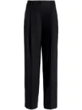 Bally logo-appliqué tailored trousers - Black