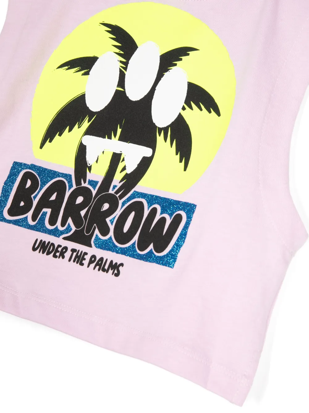 Shop Barrow Logo-print Cotton T-shirt In Pink