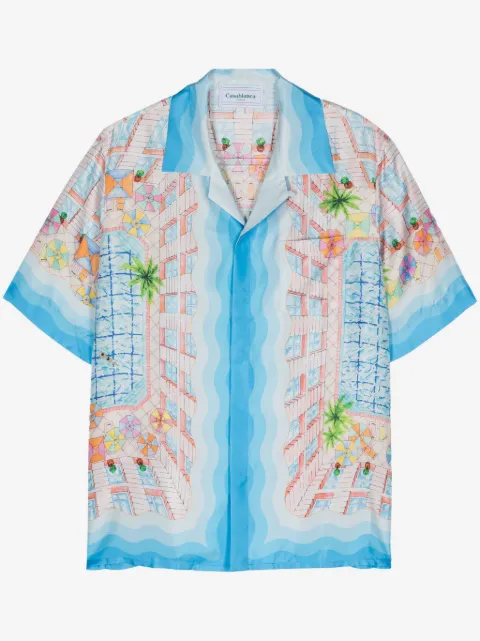 Casablanca Le Plongeon silk shirt